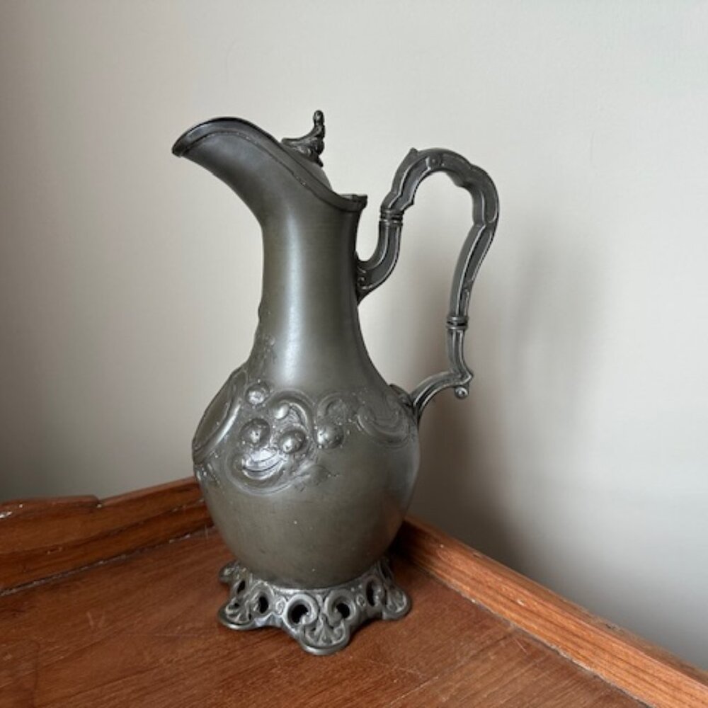 Antique Metal Pitcher